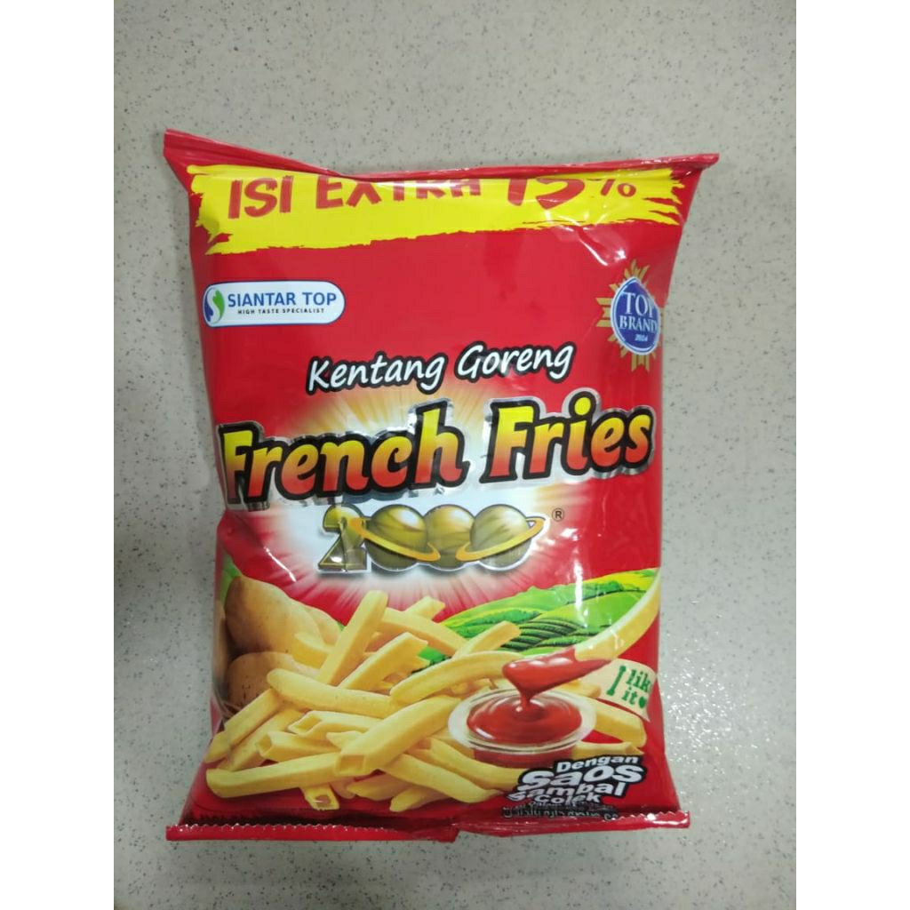 

Snack French Fries siantar top kentang goreng 24g+4g