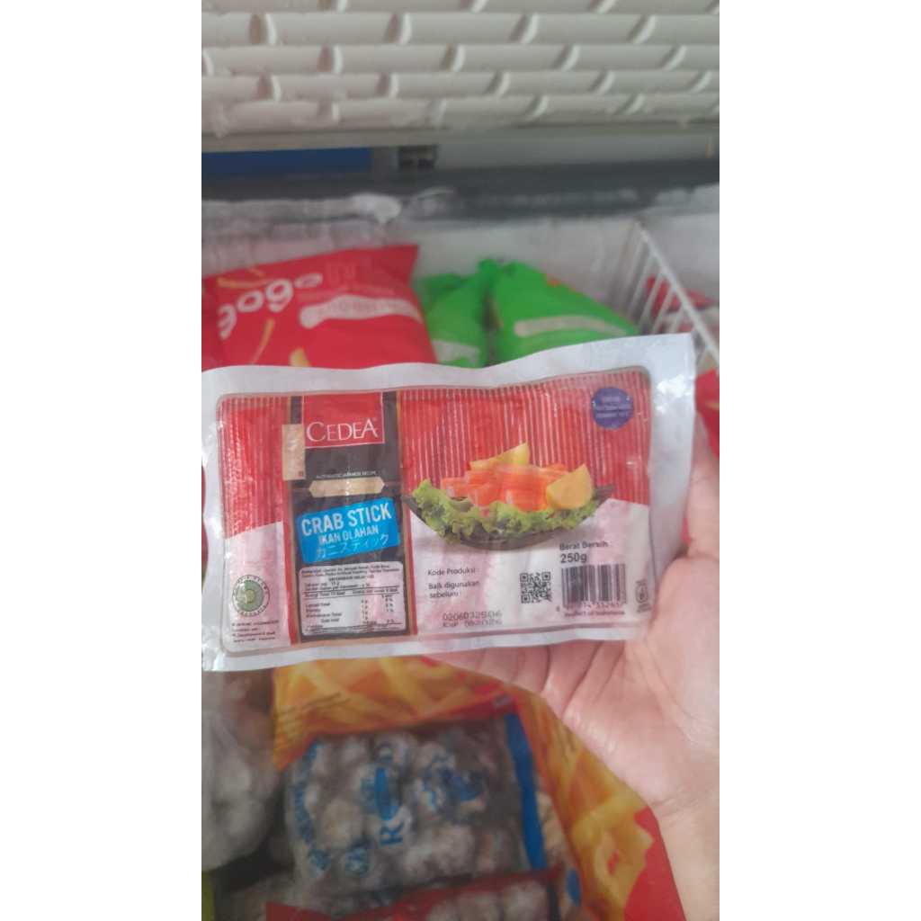 

Cedea crab stik ( Ikan Olahan ) 250gr