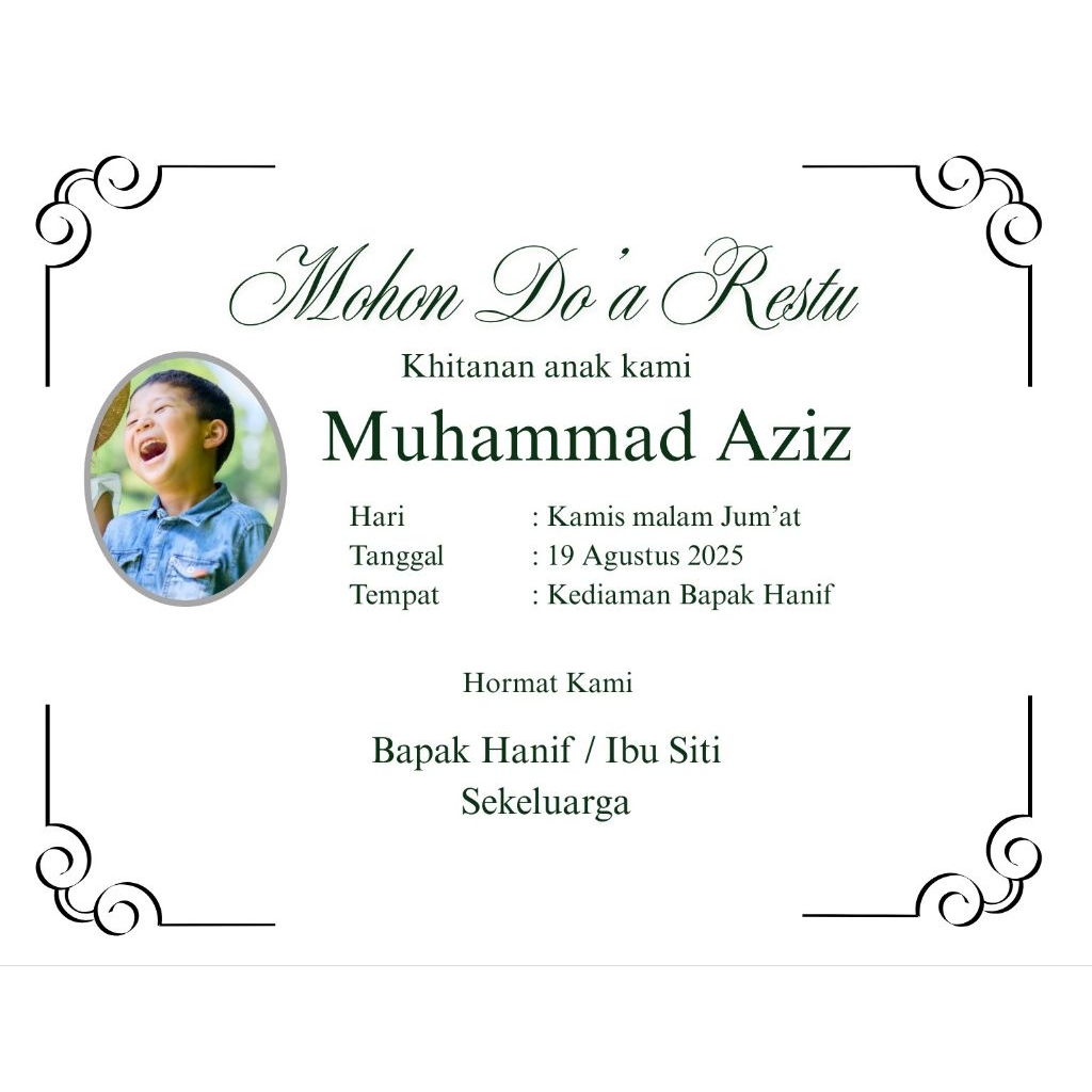 

Label Souvenir | Label Snack | Label Undangan