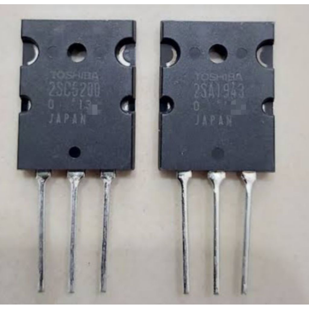 1 set Transistor toshiba 2Sa1943& 2Sc5200