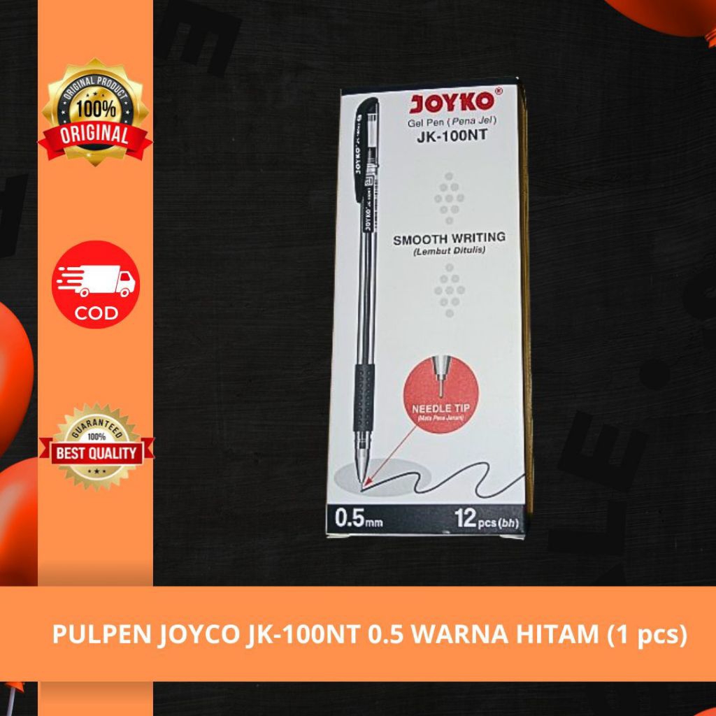 

Pulpen Joyco JK-100NT 0.5 Warna Hitam Eceran (1 pcs)