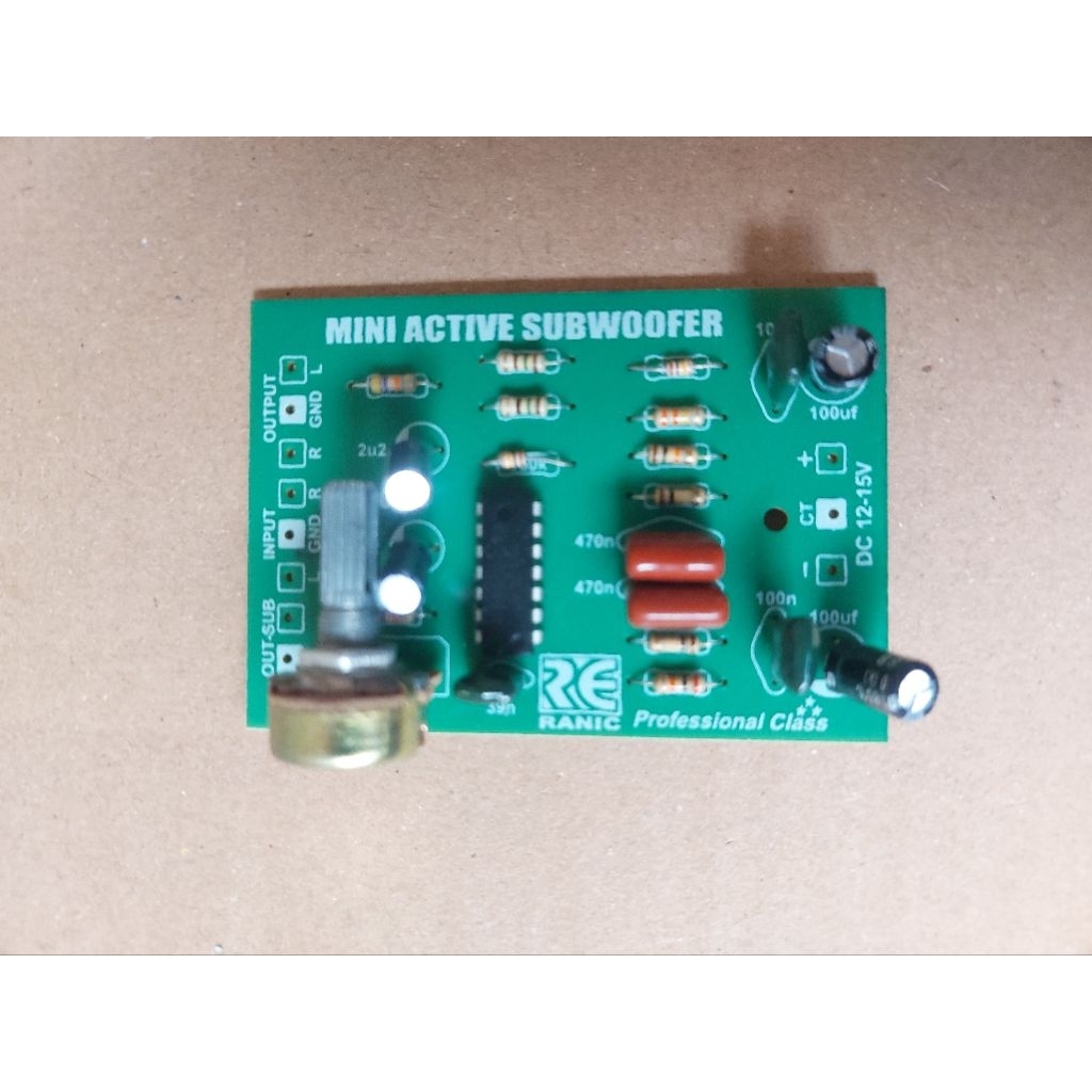 READY STOCK Kit Mini Subwoofer Pre Amplifier 2.1 Berkualitas Tinggi **