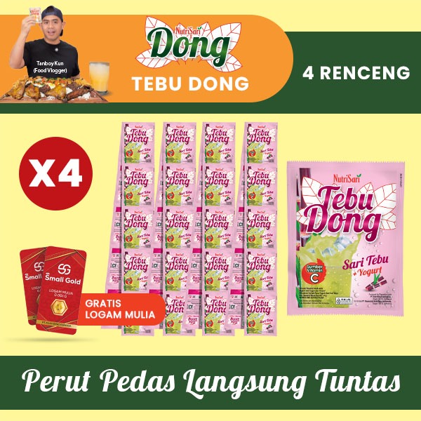 

Nutrisari Dong - Rasa Sari Tebu [14gr x 40 sachet] GRATIS Logam Mulia