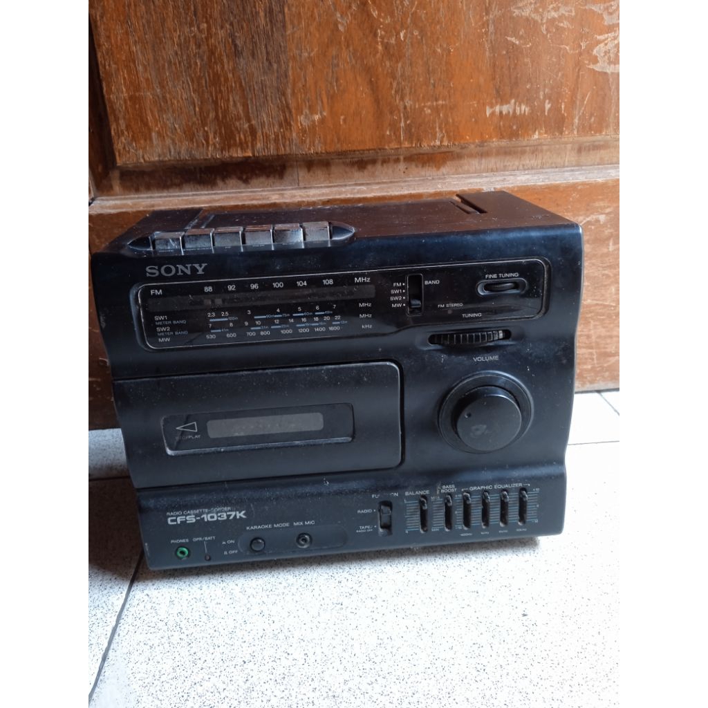 Head National jadul model: RX- C5604, Radio & Aux normal