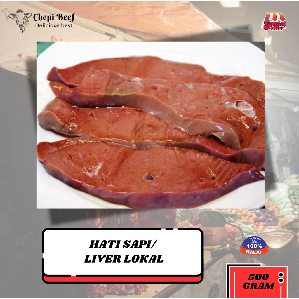 

Hati liver sapi lokal /500gram