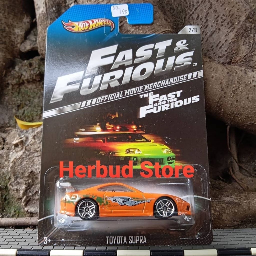 Hot Wheels Hotwheels HW Toyota Supra Fast and Furious Orange Official Movie Merchandise OMM Wing Sil