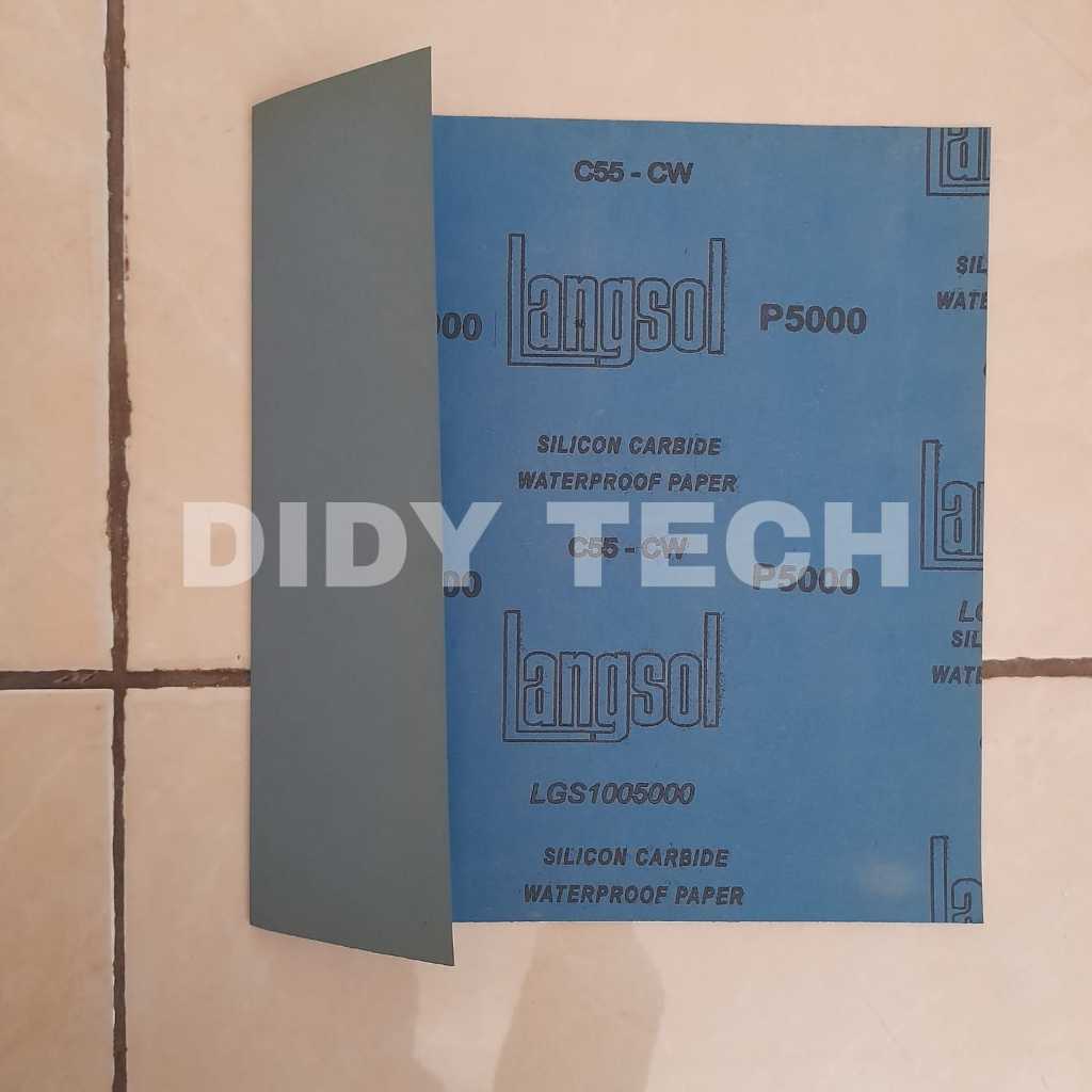 AMPLAS kertas lembaran WATER PROOF GRIT P5000
