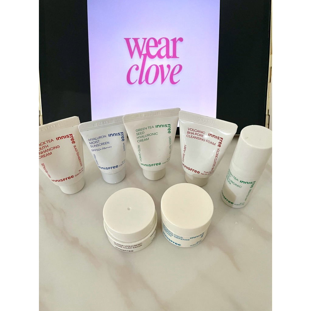 Innisfree Green Tea / Retinol / Volcanic / Hyaluron / Black Tea Travel Sample Size