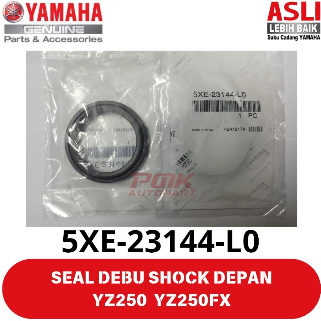 Seal Dust Seal Debu Shok depan USD UPSIDE-DOWN YZ250FX YZ-250FX YZ 250 Made In Japan ORIGINAL YAMAHA