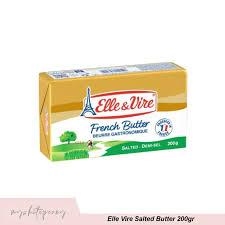 

ELLE&VIRE BUTTER SALTED KEMASAN PATS 200GR,KHUSUS INSTAN KURIR KARENA BARANG DINGIN MUDAH LELEH