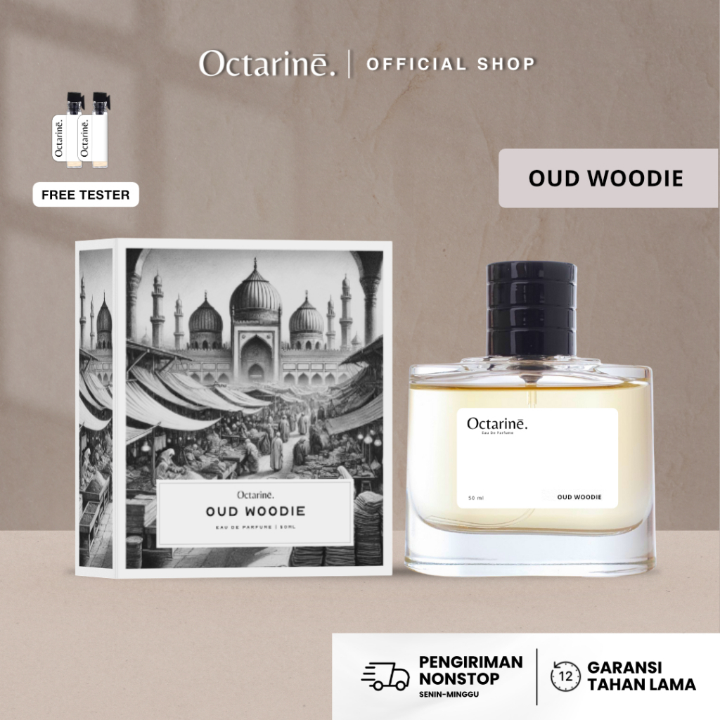 Octarine - Oud Woodie Parfum Pria Aroma Warm Spicy Woody