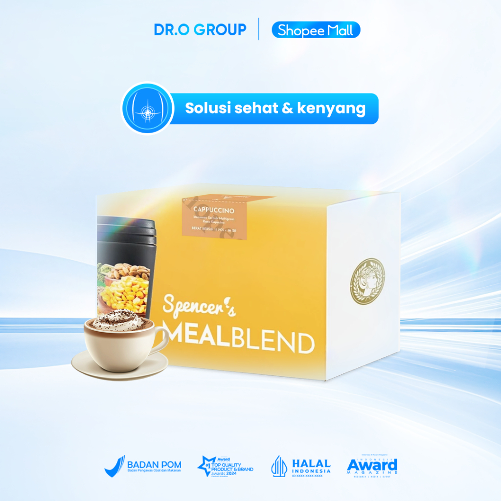 

Spencer's MealBlend (1 Box Cappuccino) - MInuman Langsing yang Praktis & Enak
