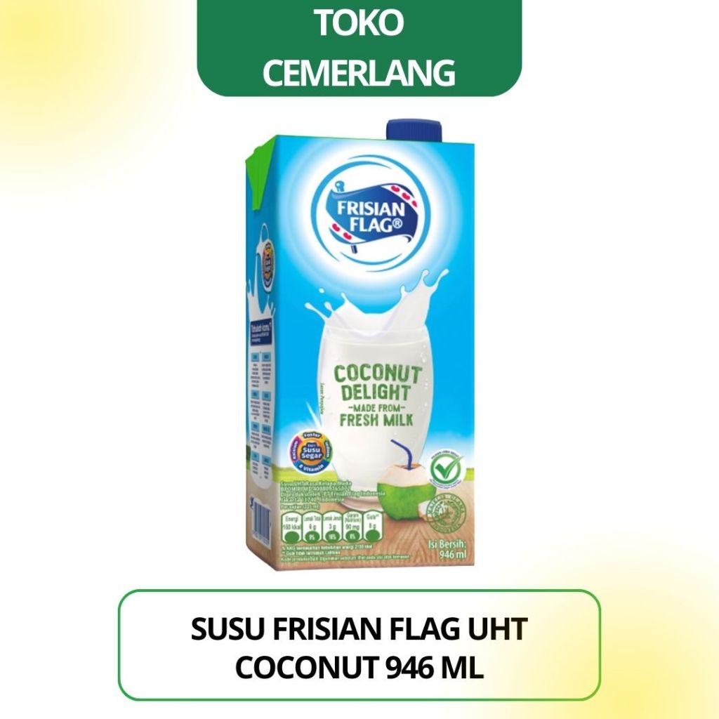 

Susu Frisian Flag UHT Coconut 946 ml