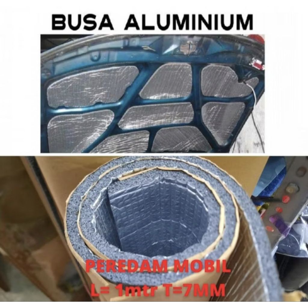 peredam panas, busa alumunium foil