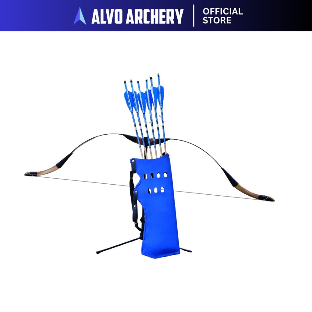Paket Busur Panah HORSEBOW PEMULA New Perlengkapan Panahan Alat Panahan Alvo Archery (Bergaransi)
