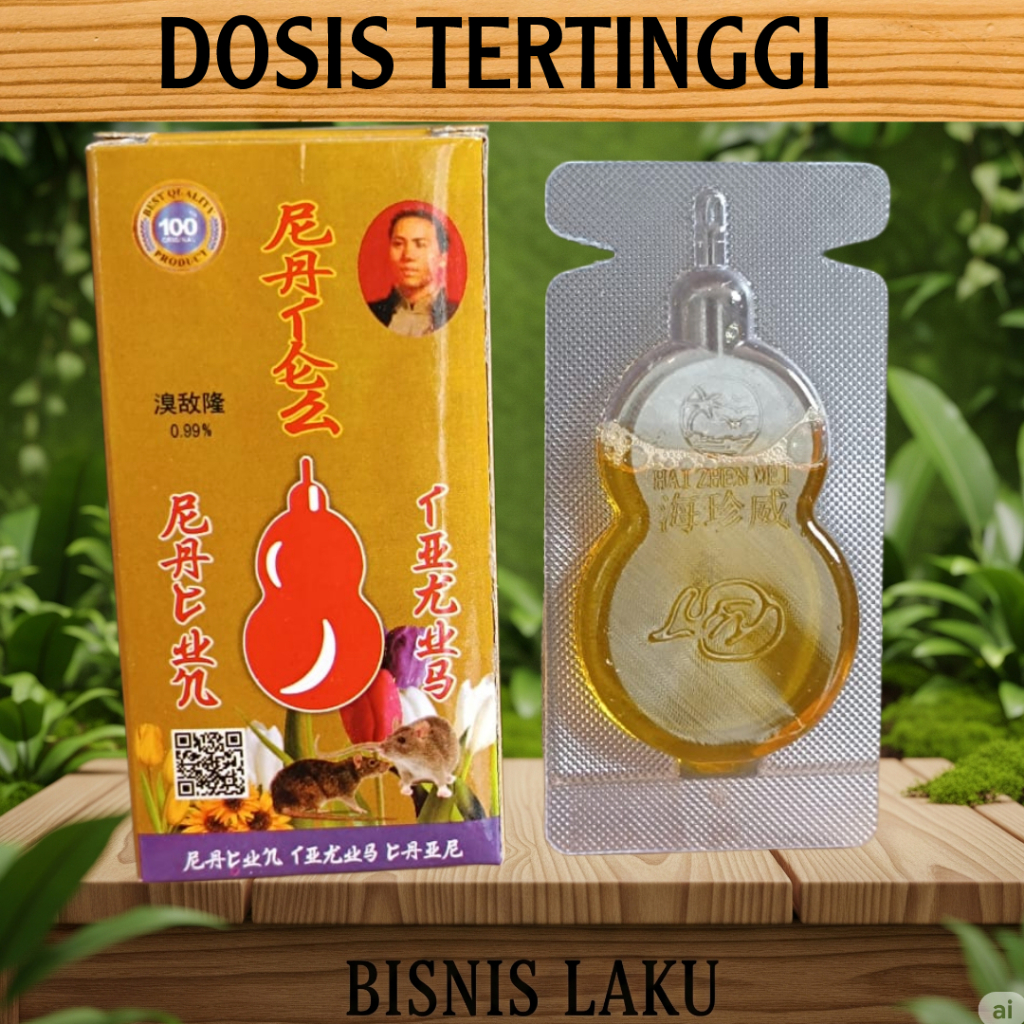 RACUN TIKUS CAIR DOSIS TINGGI LABU BIOLA HAIZHEN/ RACUN TIKUS CAIR DOSIS TINGGI ORIGINAL IMPORT