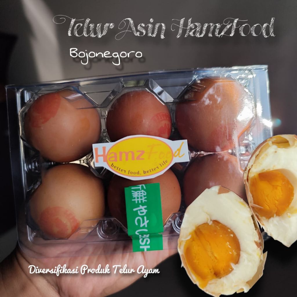 

TELUR AYAM ASIN 1 PACK ISI 6 (Telur Asin Berkualitas dan Unik)