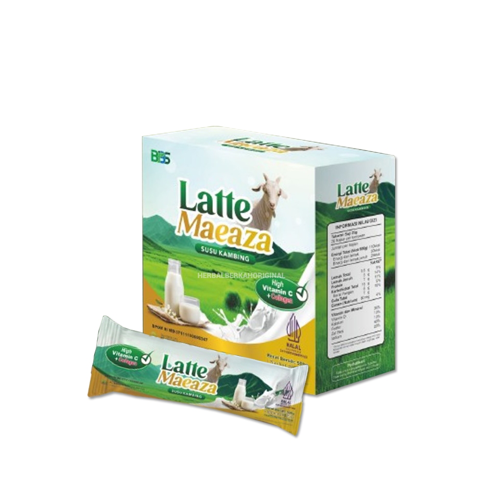 

Latte Maeaza 10 Sachet - Susu Kambing Instan dengan Kolagen & Vitamin C