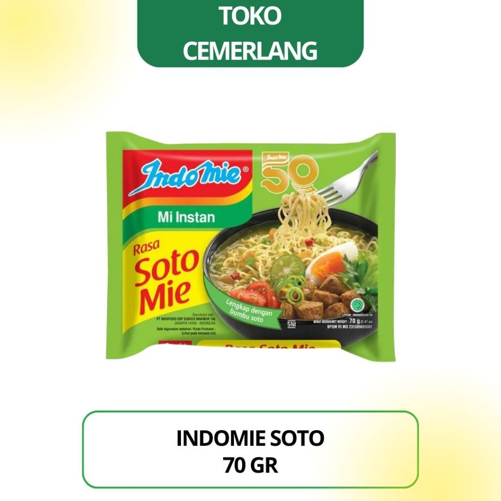 

Indomie Soto Ayam 70 gr