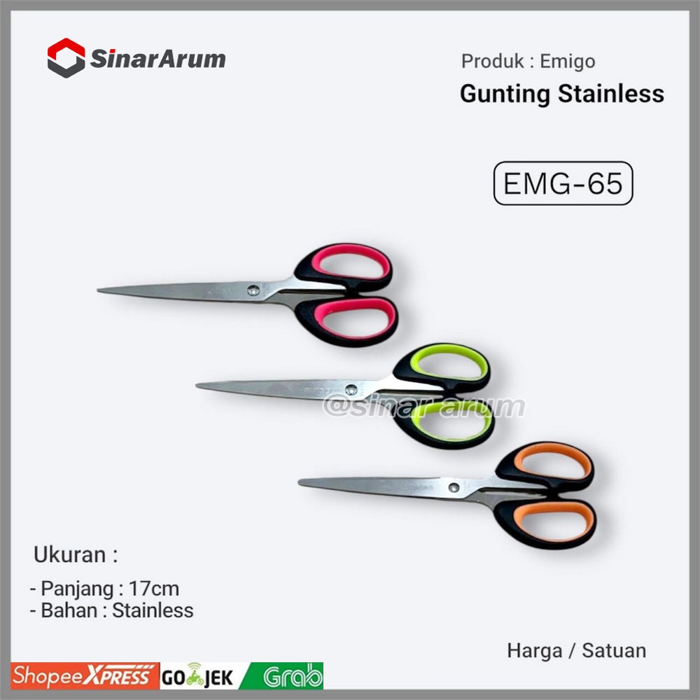 

Gunting Stainless / Gunting Kertas Stainless EMG-65