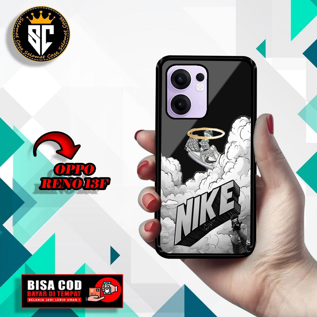 Case OPPO RENO 13F Motif NIKE Terbaru softcase dan hardcase glossy - Custom Case - Casing - Kondom h