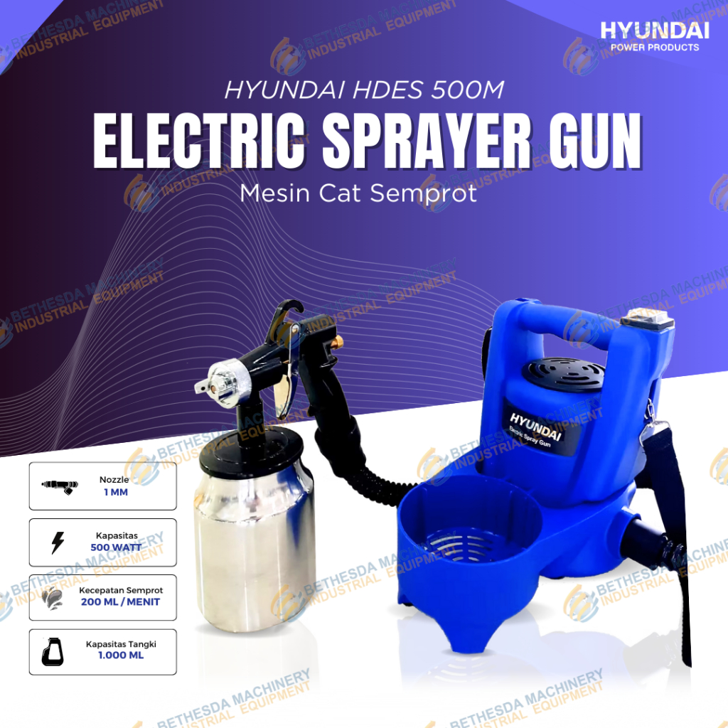 Mesin Cat Electrik / SPRAYGUN / Sprayer Cat / Paint Gun Hyundai HDES500M