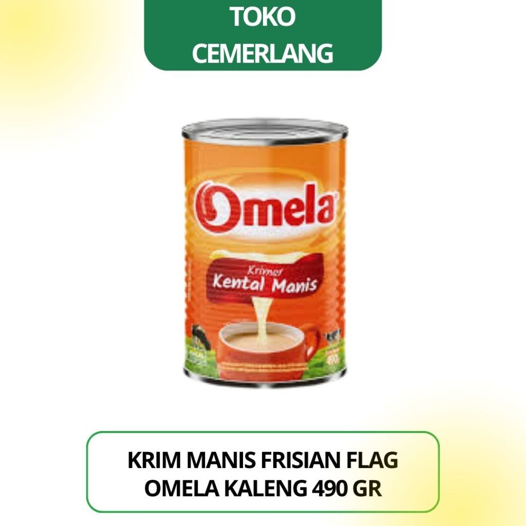 

Krimer / Creamer Kental Manis Frisian Flag Omela Kaleng 490 gr