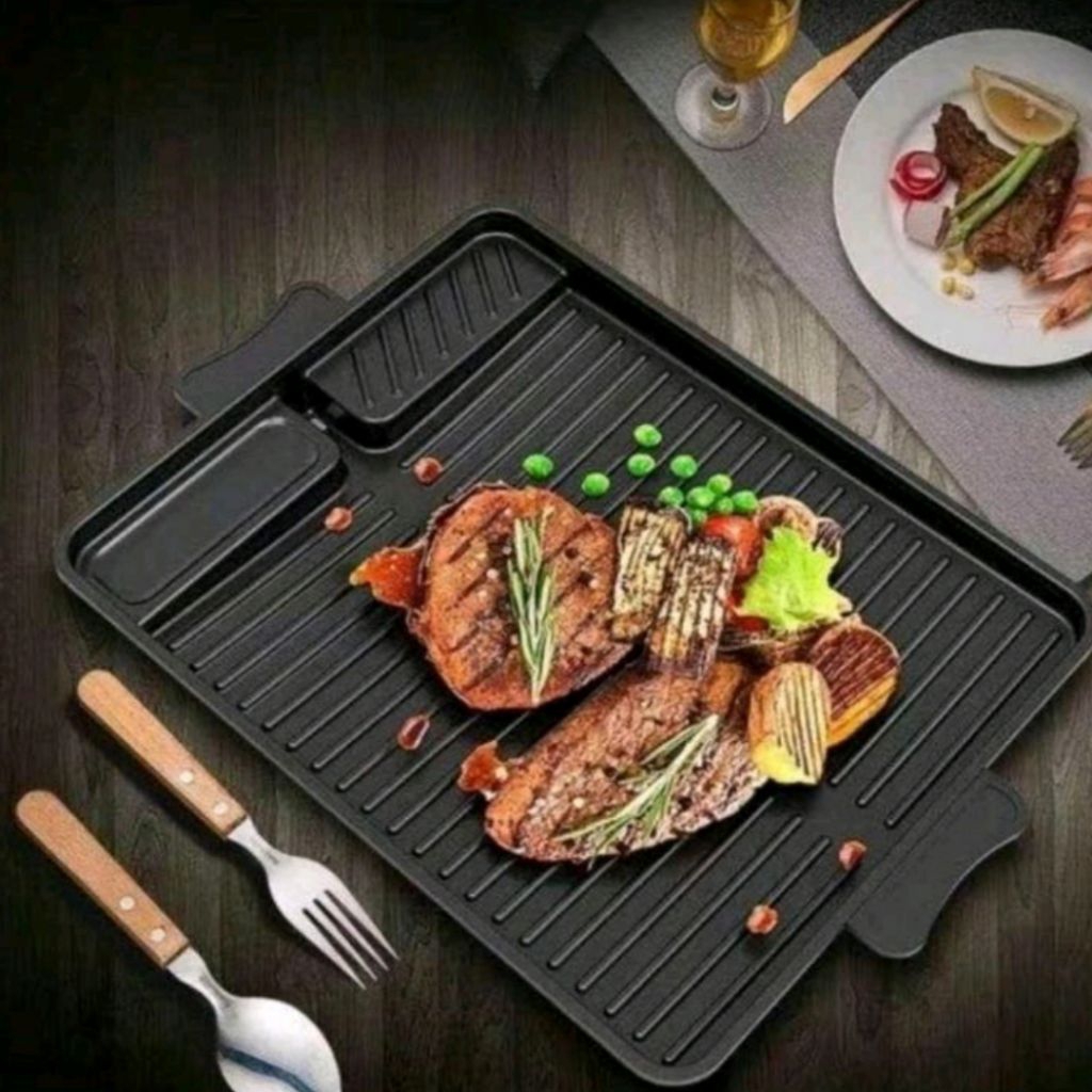 Grill Pan Korean Panggangan Anti Lengket/Grill Pan Yakiniku panggangan Multi
