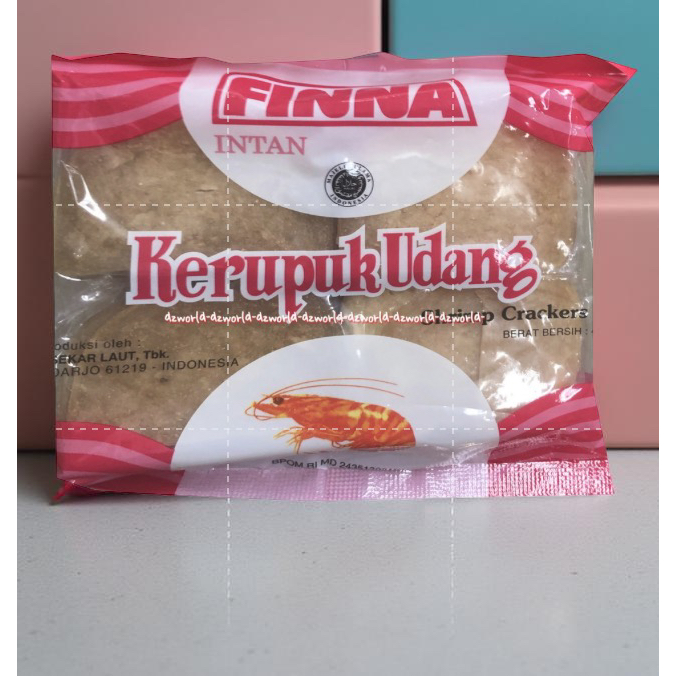 

Finna Intan 400gr Krupuk Udang Shrimp Crackers Kerupuk Udang Besar Fina Fin Na