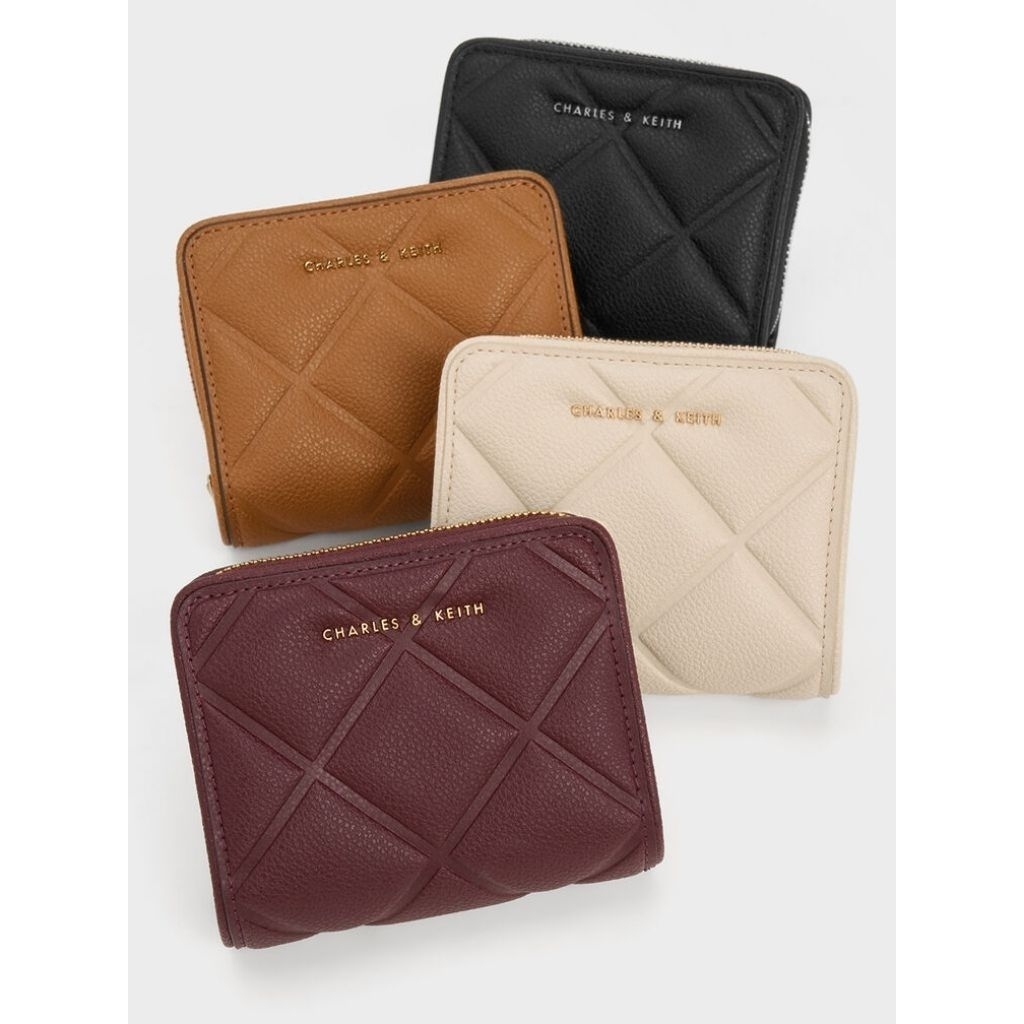 DOMPET LIPAT WALLET MINI WANITA CK ANWEN QUILTED FREE BOX