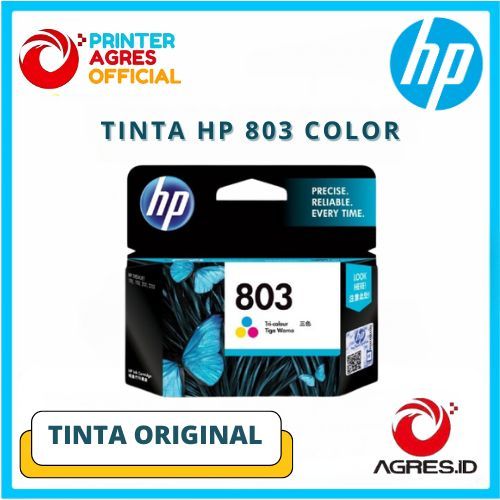 Tinta Printer HP 803 Colour Original DeskJet 1111 1112 2131 2132