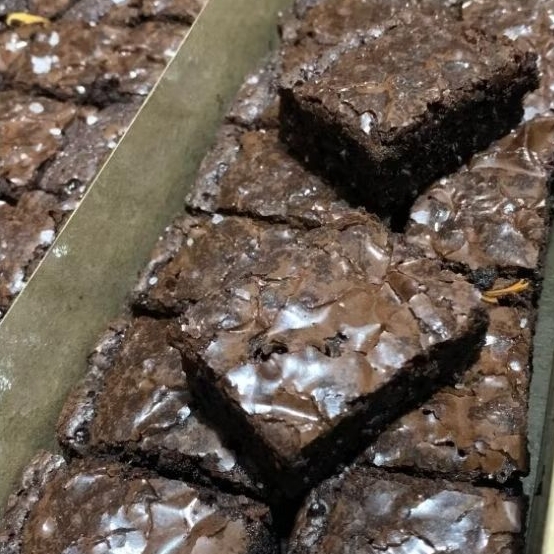

Fudgy Brownies with Seasalt