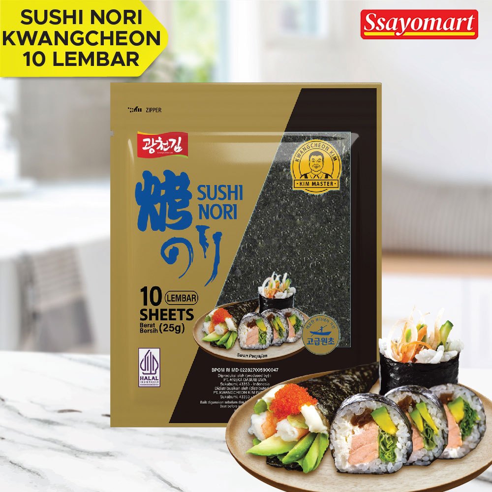 

Sushi Nori Kwangcheon Kim Seaweed Rumput Laut Sushi Untuk Kimbab/ Gimbab