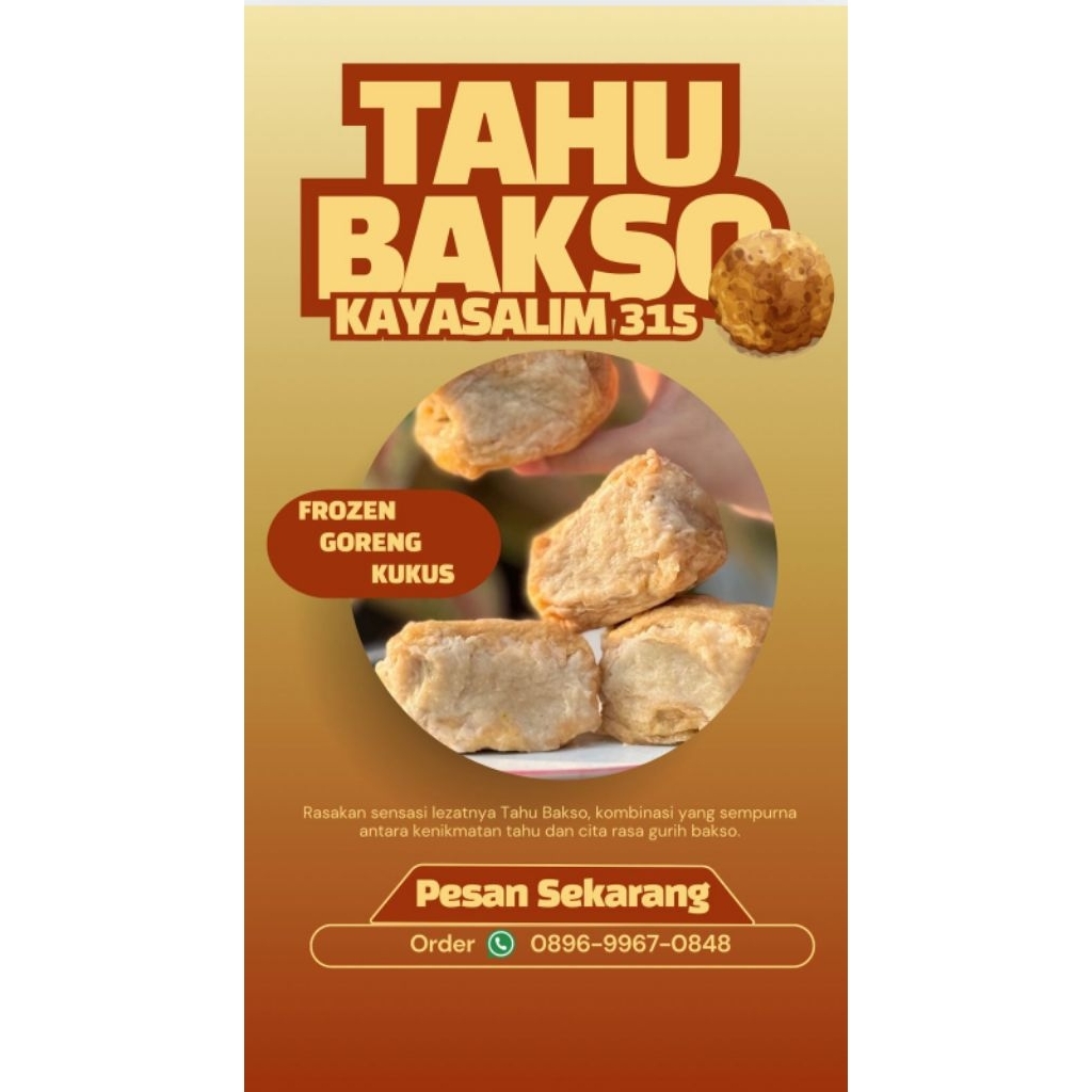 

Tahu bakso ayam asli produksi pamafood