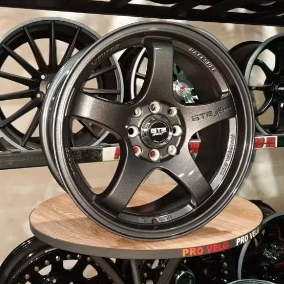 Velg Mobil Ring 15 PCD 4×100/114.3 GTR SPORT Racing Wheel Brave 5125