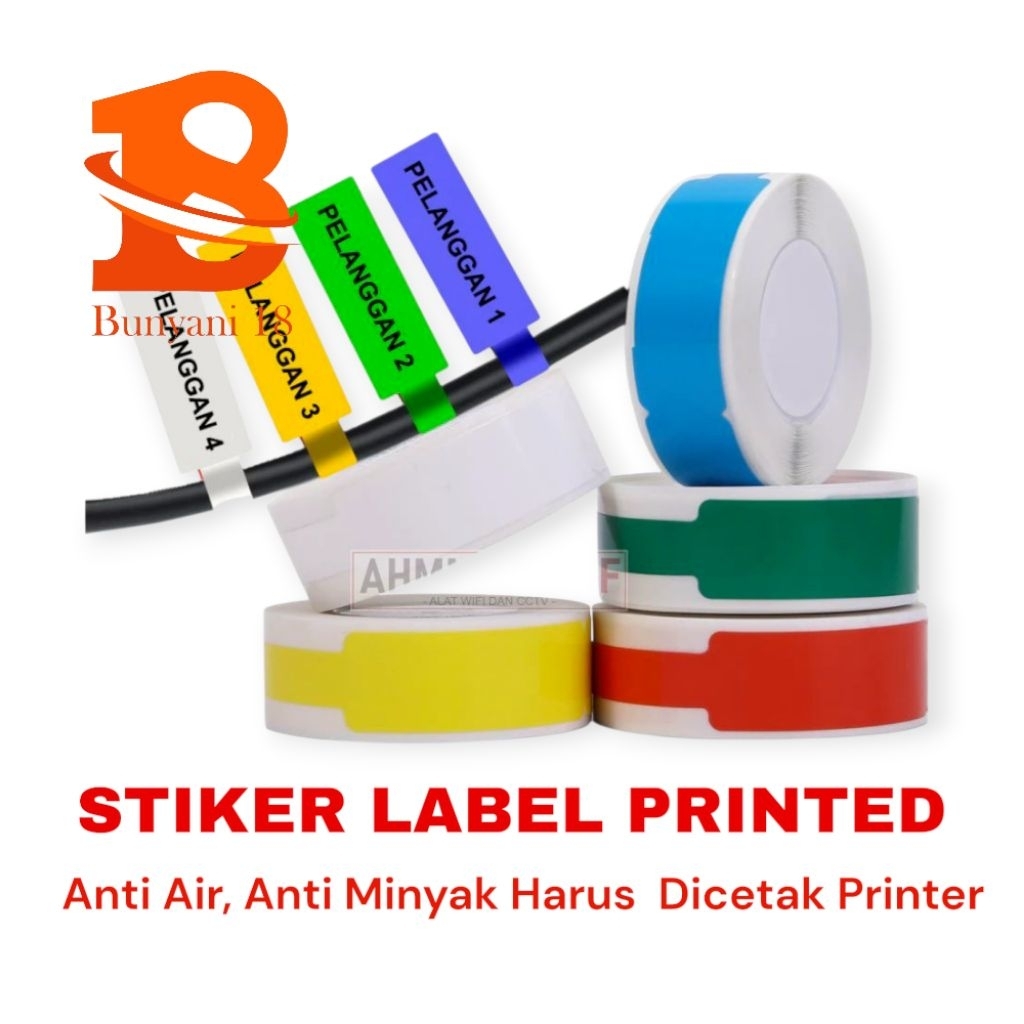 

KABEL CABLE LABEL STIKER STICKER TAHAN AIR KABEL JARINGAN PENANDA KABEL THERMAL CABLE UNTUK MENANDAI