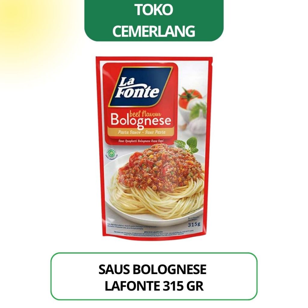 

Saus Bolognese La Fonte 315 gr