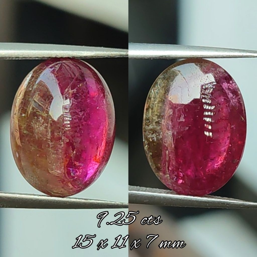 Natural Watermelon Tourmaline 9.25 cts