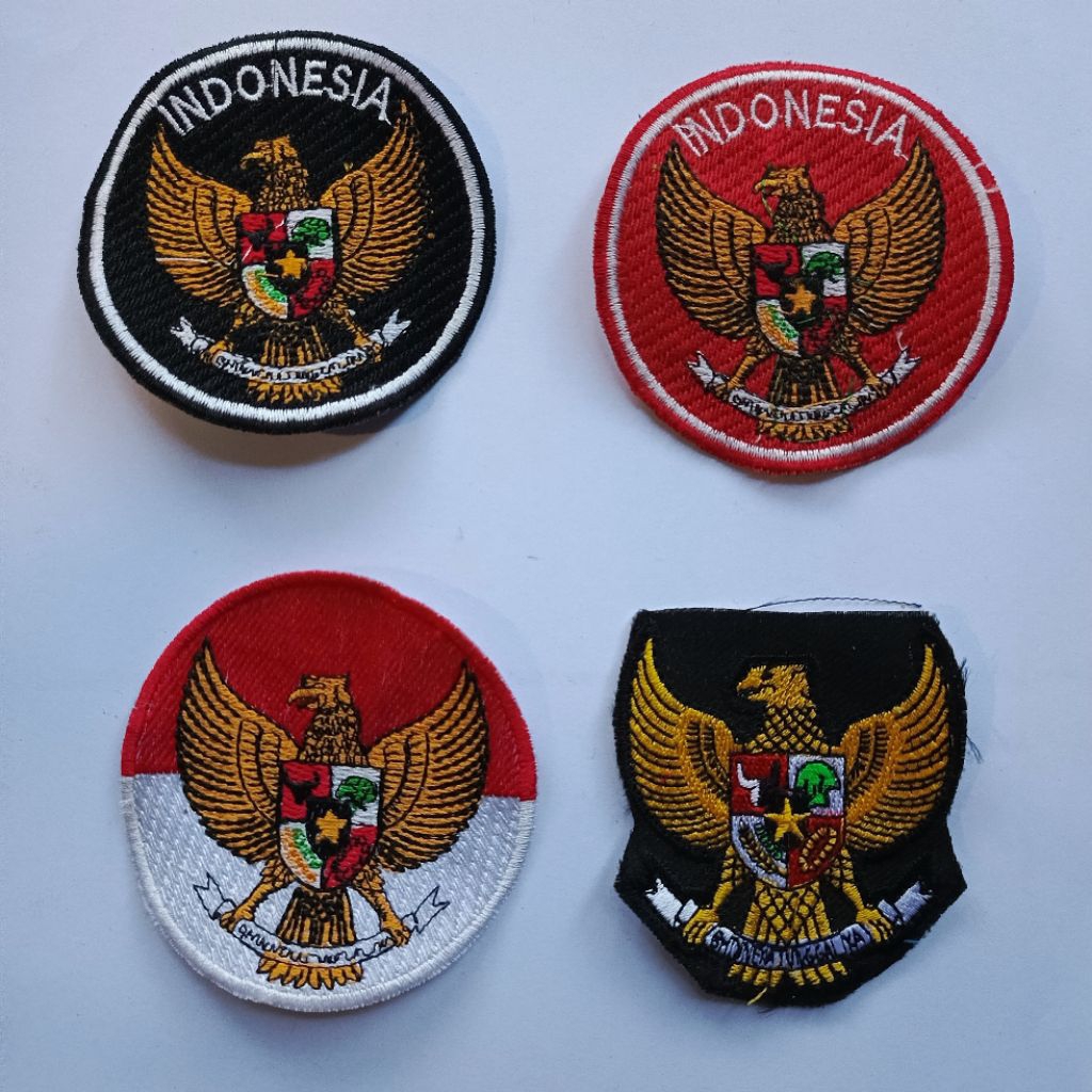 Bet bordir bedge Garuda Pancasila