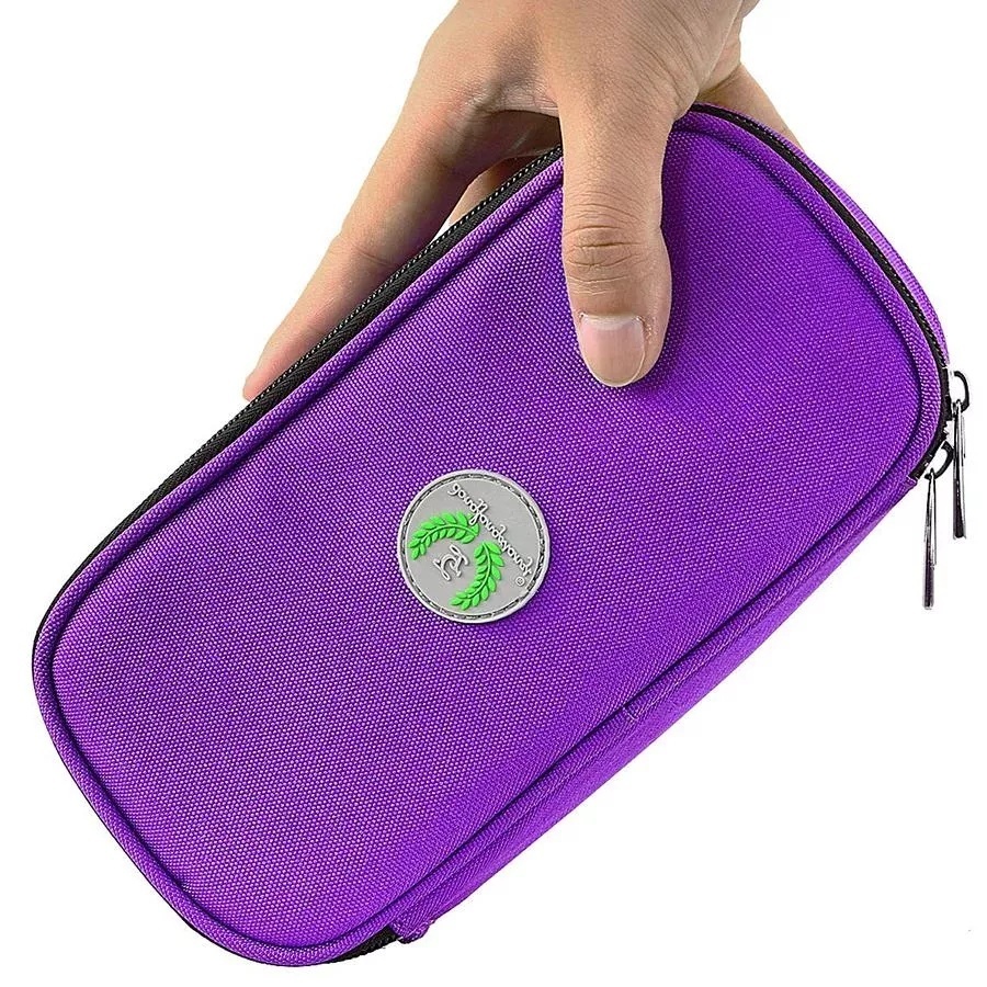 Insulin Cool Bag Insulin Cooler Refrigerated Box Portable Diabetic Organizer Travel Cooler (Violet)