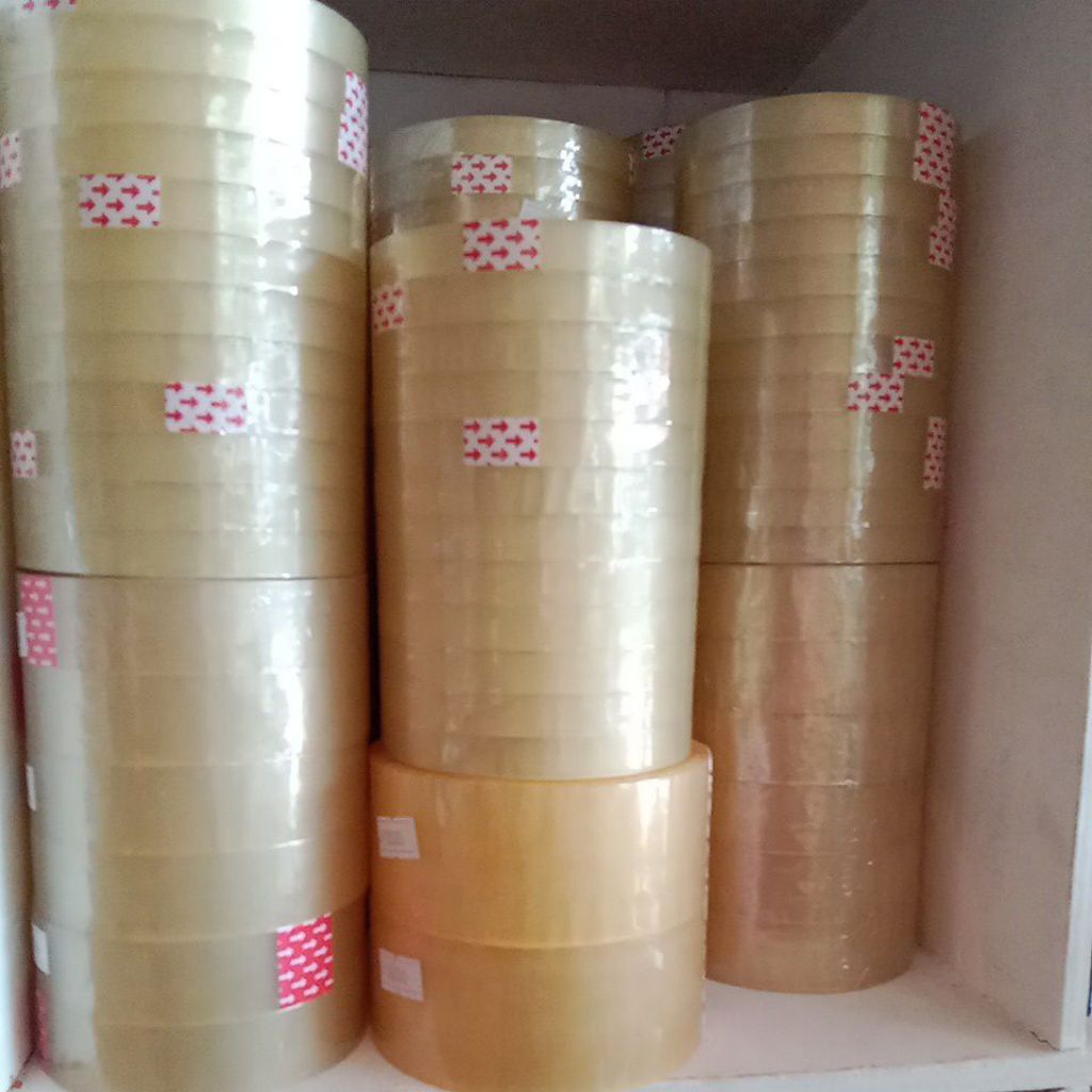 

Selotip perekat lakban bening 90 - 100yard ATK