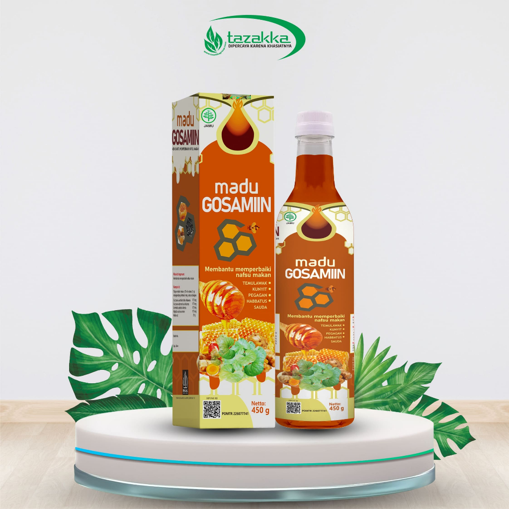 

Madu GOSAMIIN Ekstrak Herbal [Tazakka] - Madu penambah Nafsu Makan Anak & Dewasa - Madu Herbal untuk Kesehatan Anak
