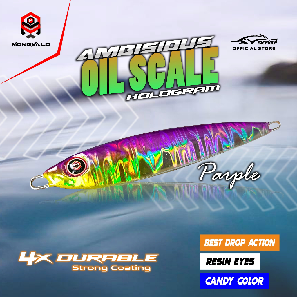 Mongkalo Ambisious Minyak noGID noMotif Candy 100 Ungu