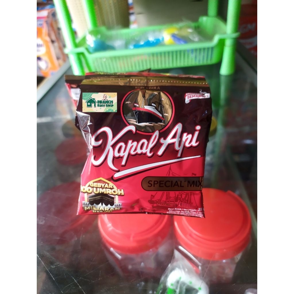 

Eceran 6 Renceng Kopi Kapal Api Special Mix 23 Gram Isi 10 Pcs