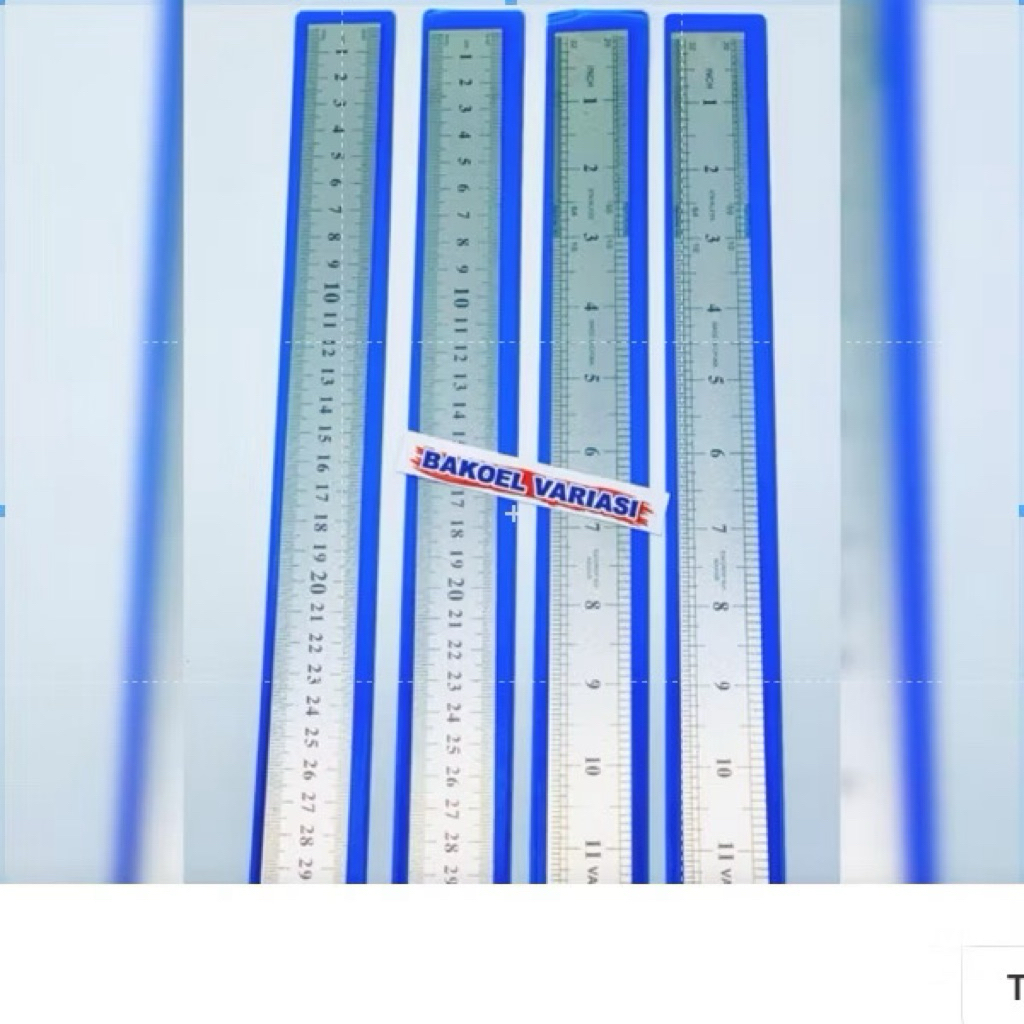 

( 6 BIJI ) Penggaris Besi Vanco Brand Panjang 30cm