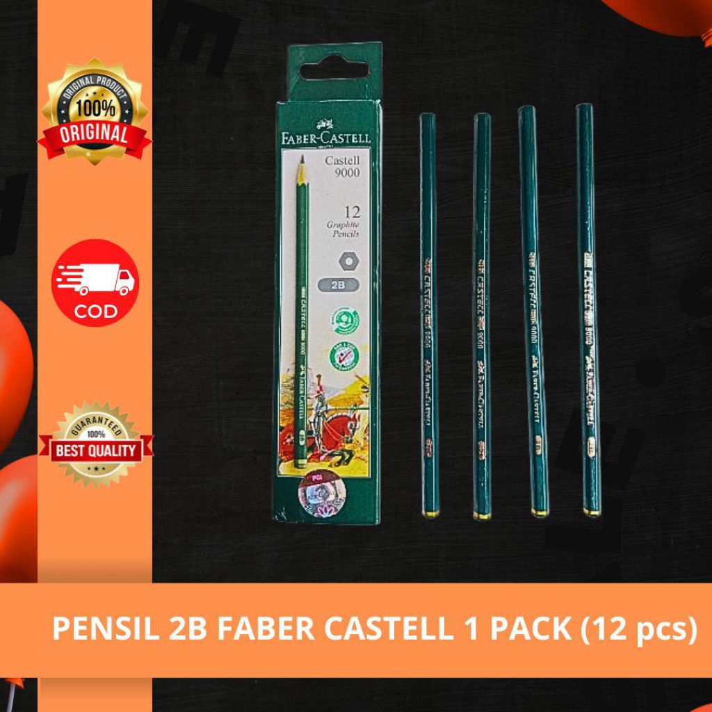 

[GROSIR HEMAT] Pensil 2b Faber Castell (1 pcs)