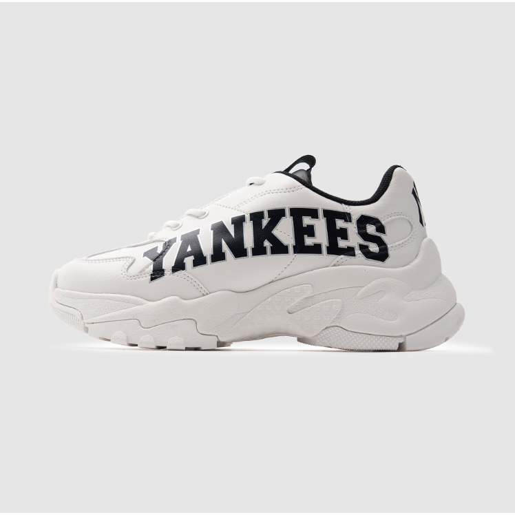 MLB BIGBALL CHUNKY VARSITY YANKEES WHITE BLACK 100% ORIGINAL