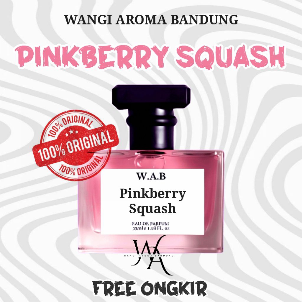 PARFUME W.A.B WANGI AROMA PINKBERRY PARFUME PREMIUM PARFUME WANITA TAHAN LAMA PARFUME PRIA TAHAN LAM