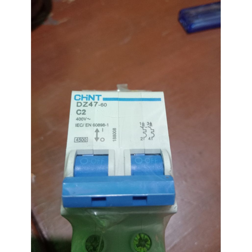 MCB CHINT DZ47-60 2P 2A