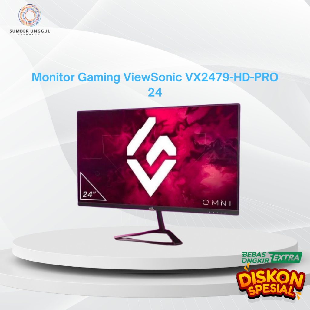 Monitor Gaming ViewSonic VX2479-HD-PRO 24" FHD IPS 180Hz 1ms HDR10 & VX2479A-HD-PRO 240Hz - VX2479-H